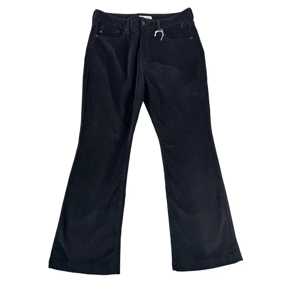 Kancan Flare Leg‎ Corduroy Pants Black Size 31 preppy flare 90s old money